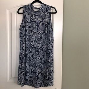 Navy and White dress from Nordstrom